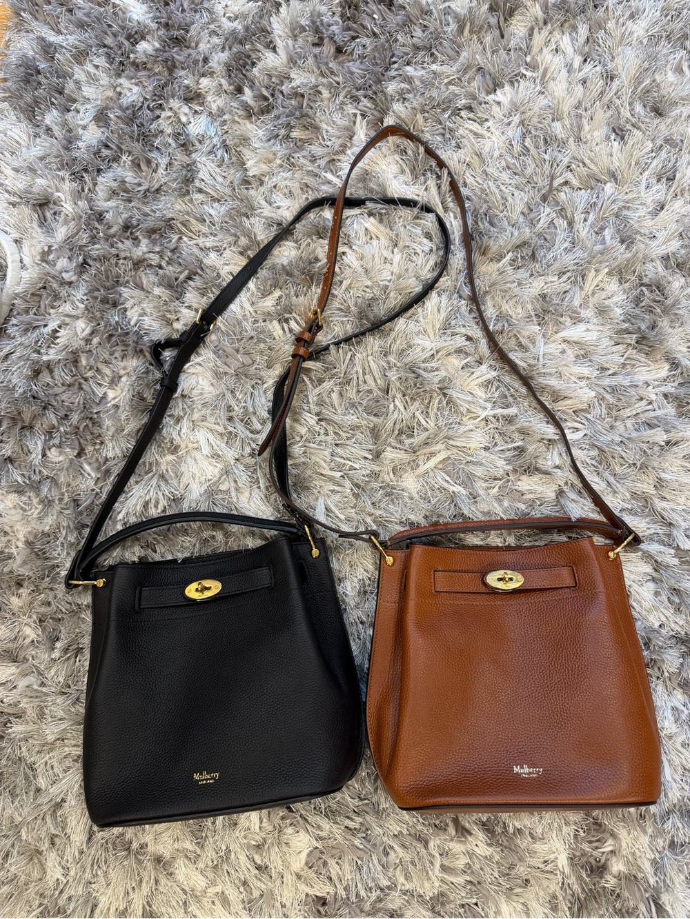 NWOT Mulberry Classic Leather Shoulder Bag in Black, 9x8x5 in - Picture 5 of 5